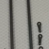 0304042 HIROBO LEX TAIL BOOM BRACE L=290 BLACK