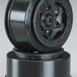 AKA23003 AKA Racing 1/10 Cyclone SC Wheel SC-10 Rear Black (2)