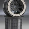 AX8042 Axial 8-Spoke Oversize Beadlock Wheel Black (2)
