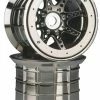 AX8046 Axial 8-Spoke Oversize Beadlock Wheel Black/Chrome (2)