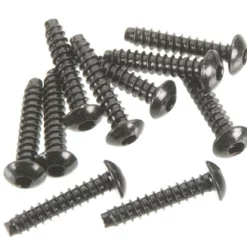 AXA0437 Axial Hex Socket Tapping Button Head M3x15mm Black (10)