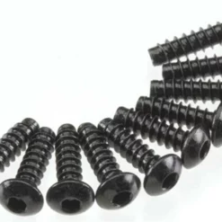AXA435 Axial Hex Tap Button Head M3x10mm Black (10)