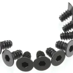 AXA463 Axial Hex Socket Tap Flat Head M3x6mm Black (10)