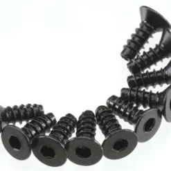 AXA464 Axial Hex Socket Tap Flat Head M3x8mm Black (10)