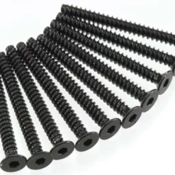 AXA471 Axial Hex Socket Tap Flat Head M3x30mm Black (10)