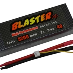 BATL5200X2BLA40 BLASTER RC 5200mAh 2s 40C Lipo Battery