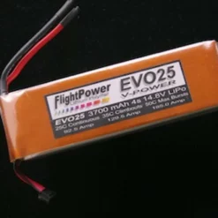 BATLFP3700X4-25 FLIGHT POWER EVO 25 3700MAH 4S1P 14.8V 25/50C