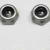 DUB3113 Dubro Stainless Steel Nylon Insert Lock Nut 6-32 (4)