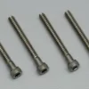 DUB3117 Dubro Stainless Steel Socket Cap Screw 4-40x3/4" (4)