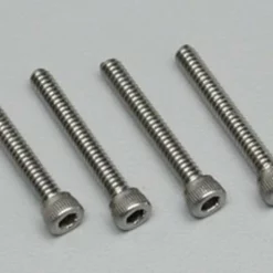 DUB3121 Dubro Stainless Steel Socket Cap Screw 6-32x1" (4)