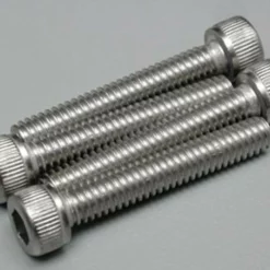 DUB3123 Dubro Stainless Steel Socket Cap Screw 8-32x1" (4)