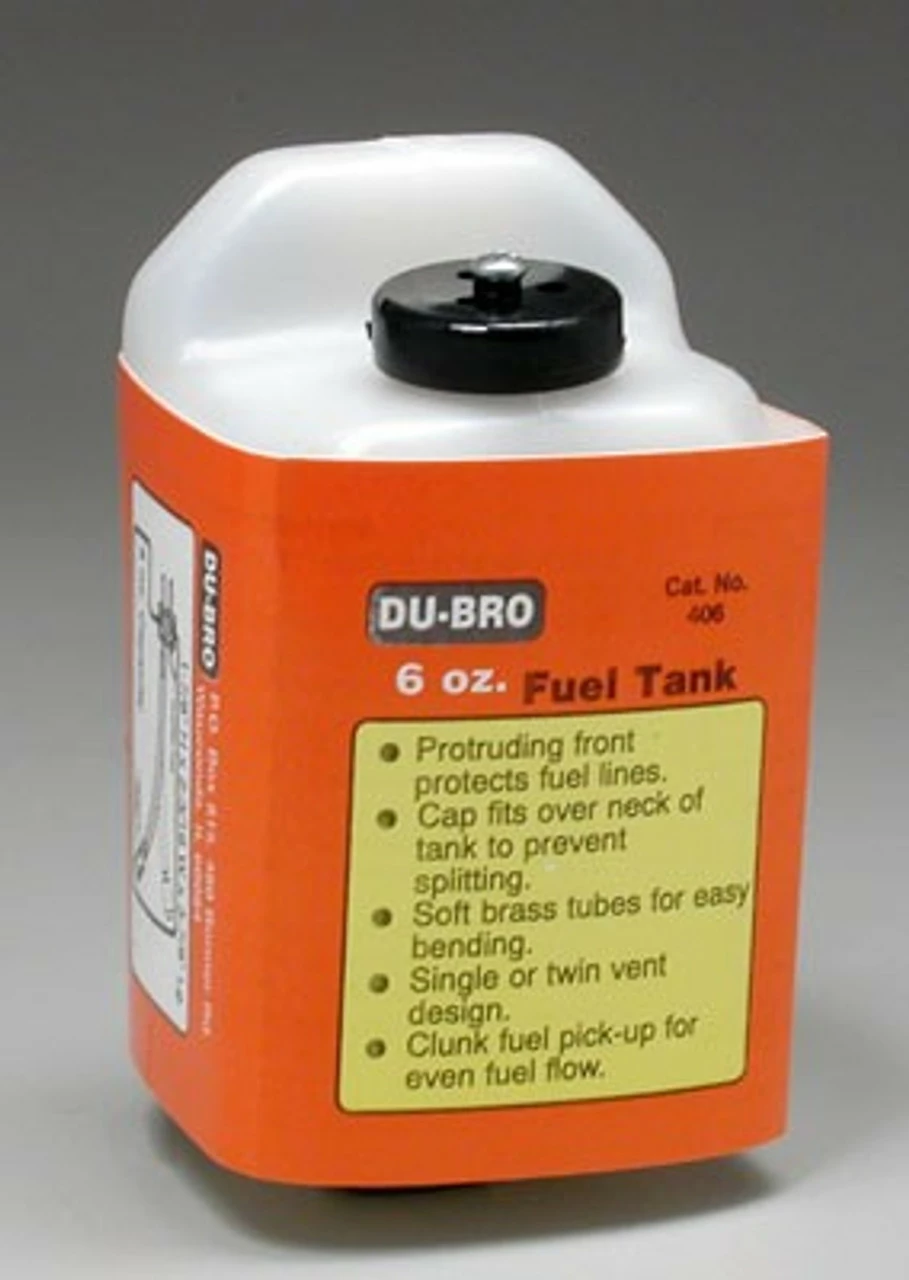 DUB406 Dubro S6 Square Fuel Tank 6 Oz 1 DUB406 Dubro S6 Square Fuel Tank 6 Oz