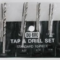 DUB509 Dubro Tap & Drill Set Standard (10)