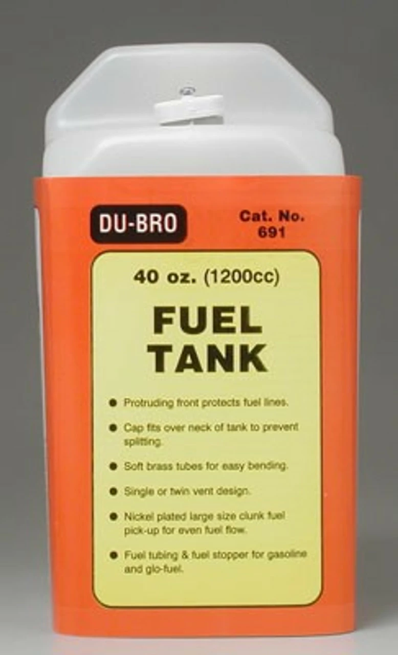 DUB691 Dubro Fuel Tank 1200cc 40 Oz 1 DUB691 Dubro Fuel Tank 1200cc 40 Oz