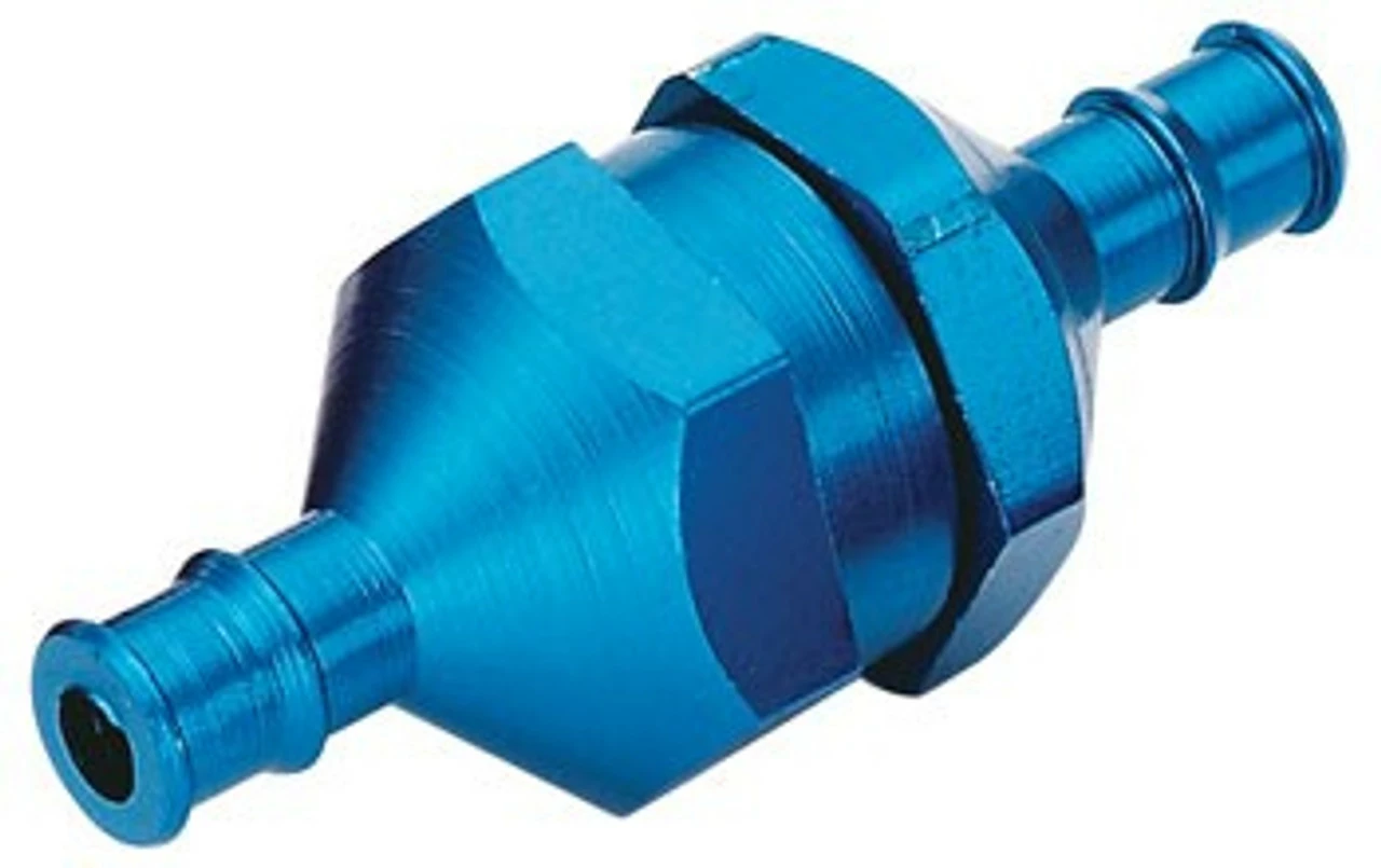 DUB833 Dubro In-Line Fuel Filter Blue Medium 1 DUB833 Dubro In-Line Fuel Filter Blue Medium