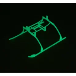 E-Flite EFLH2222GL BLADE Landing Skid & Batt Mnt Set, Glow In The Dark:BMCX