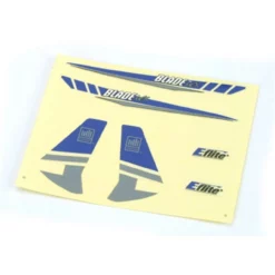 E-Flite EFLH2230 BLADE Decal Sheet, Blue/Silver Graphics: BMCX