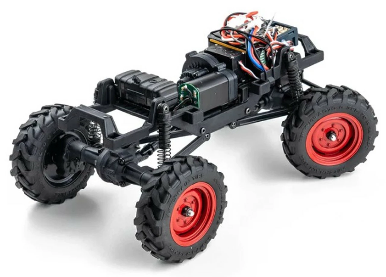 FMM12401RD FMS FCX24 Power Wagon 1/24 Scale Micro Rock Crawler W/Hard Body - Red 2 FMM12401RD FMS FCX24 Power Wagon 1/24 Scale Micro Rock Crawler W/Hard Body - Red - Image 2