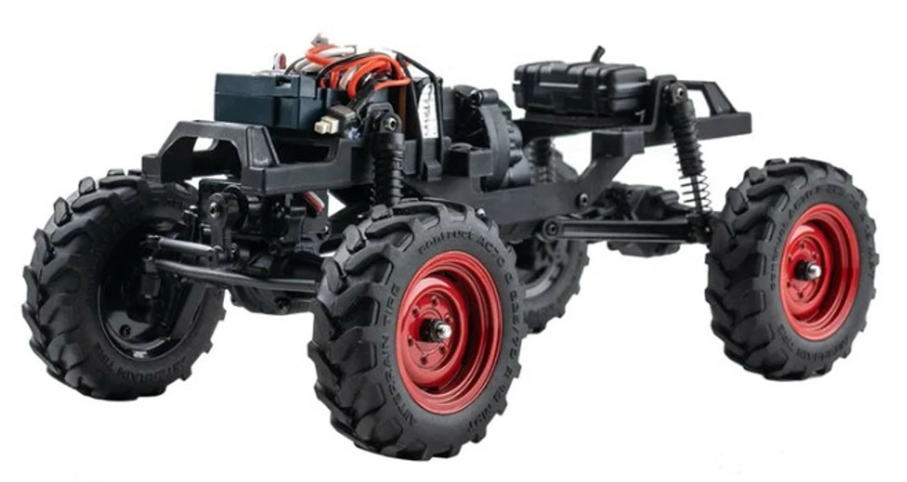 FMM12401RD FMS FCX24 Power Wagon 1/24 Scale Micro Rock Crawler W/Hard Body - Red 4 FMM12401RD FMS FCX24 Power Wagon 1/24 Scale Micro Rock Crawler W/Hard Body - Red - Image 4