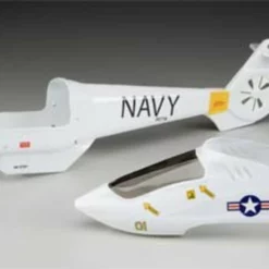 HMXE7431 HELI-MAX Fuselage White W/ Decal Axe EZ