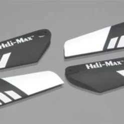 HMXE8535 Heli-Max Main Rotor Blades Upper & Lower Novus CX (4)