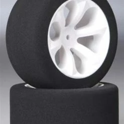 JAC2050 Jaco Rear Tire/Wheel RustlerVXL/StampedeVXL Pink(2)