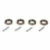 LOSA3531 LOSI WHEEL NUTS & PINS (4ea) : 8B, 8T