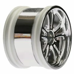 LOSA7058 LOSI 320 Series Spokez Chrome Wheel, Front (2)