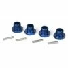 LOSB3506 LOSI Wheel Hex Set, Blue, 8RTR