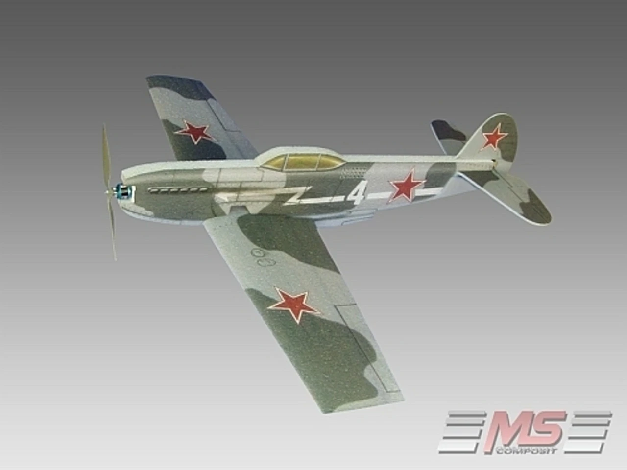 MS-36000 MS Composit Yak-3 - 4-Ch EPP Semi-Scale Warbird Plane 1 MS-36000 MS Composit Yak-3 - 4-Ch EPP Semi-Scale Warbird Plane
