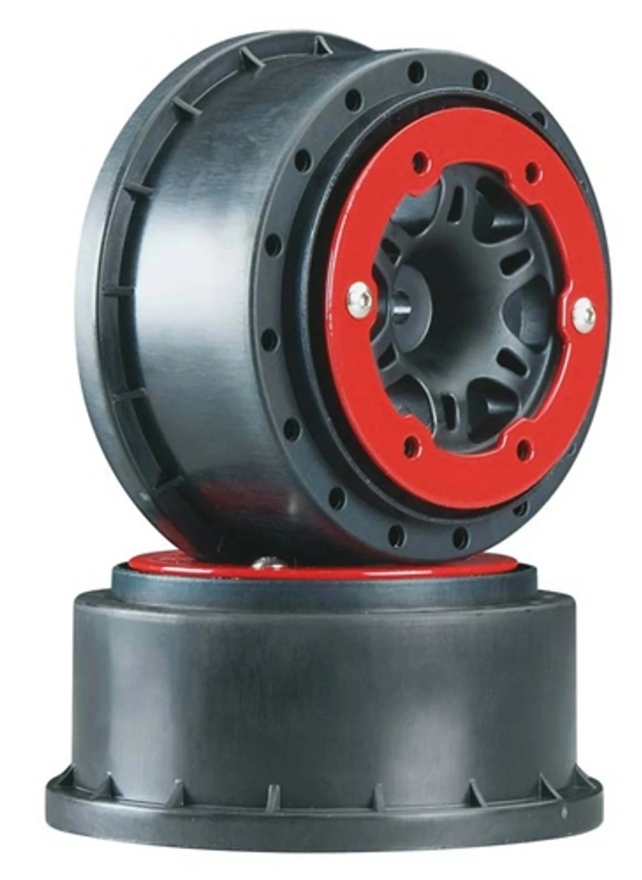 PRO2715-04 Pro-Line Split Six 2.2"/3.0" Red/Blk BeadLoc Re Slash (2) 1 PRO2715-04 Pro-Line Split Six 2.2"/3.0" Red/Blk BeadLoc Re Slash (2)