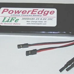 RCAPE30002SLIFE PowerEdge LiFe RX Battery 3000 2S 6.6V 20C