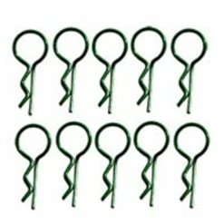RC-ONE RCO4017 RC ONE MEDIUM BODY PINS, GREEN, (10)