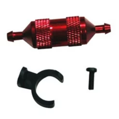 RC-ONE RCO9847 RC ONE X58 LG FUEL FILTER W/ COPPER FILTER - RED