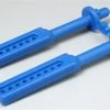 RPM80175 RPM Long Body Mounts Blue T/E-Maxx