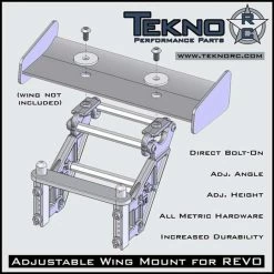 TKR1009 Tekno RC Adjustable Wing Mount Revo