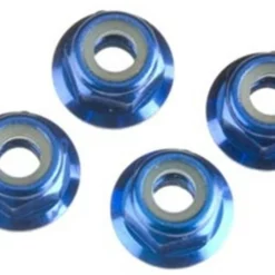 TRA1747R TRAXXAS Nuts 4mm Flanged Nylon Locking (4)