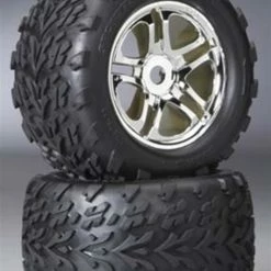 TRA5174R Traxxas Talon Tires On 5-Spoke Wheels Revo 3.3 (2)