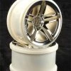 TRA5572 Traxxas Rear Twin Spoke Wheel 2.8" Chrome Jato (2)