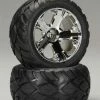 TRA5576R Traxxas Anaconda 2.8" Rear On All-Star Chrome Jato (2)