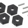 TRA7154 Traxxas Wheel Hubs Hex/Axle Pins VXL (4)