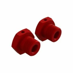 AR310904 ARRMA Aluminum Wheel Hex 17mm Red (2)