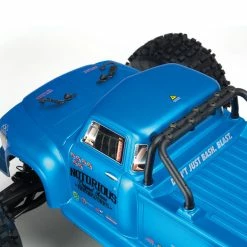 ARA8611V5T2 ARRMA 1/8 NOTORIOUS 6S V5 4WD BLX Stunt Truck With Spektrum Firma RTR, Blue -AIRPLANES SHOP ara8611v5t2 3 09665.1666283356