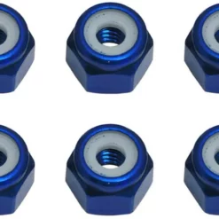 ASC6943 Associated Factory Team 8-32 Aluminum Locknut (6)