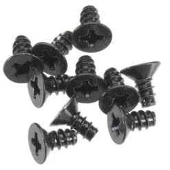 AXA893 Axial Tapping Flat Head M3x6mm Black (10)