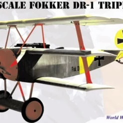BAL400 Balsa USA 1/3 Scale Fokker DR1 Triplane Kit