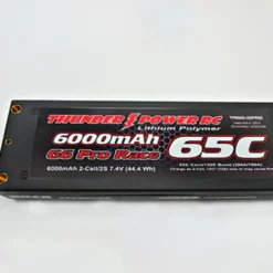 BATL6000X2G6PR65 Thunder Power 6000MAH 2S 7.4V PRO RACE 65C Battery