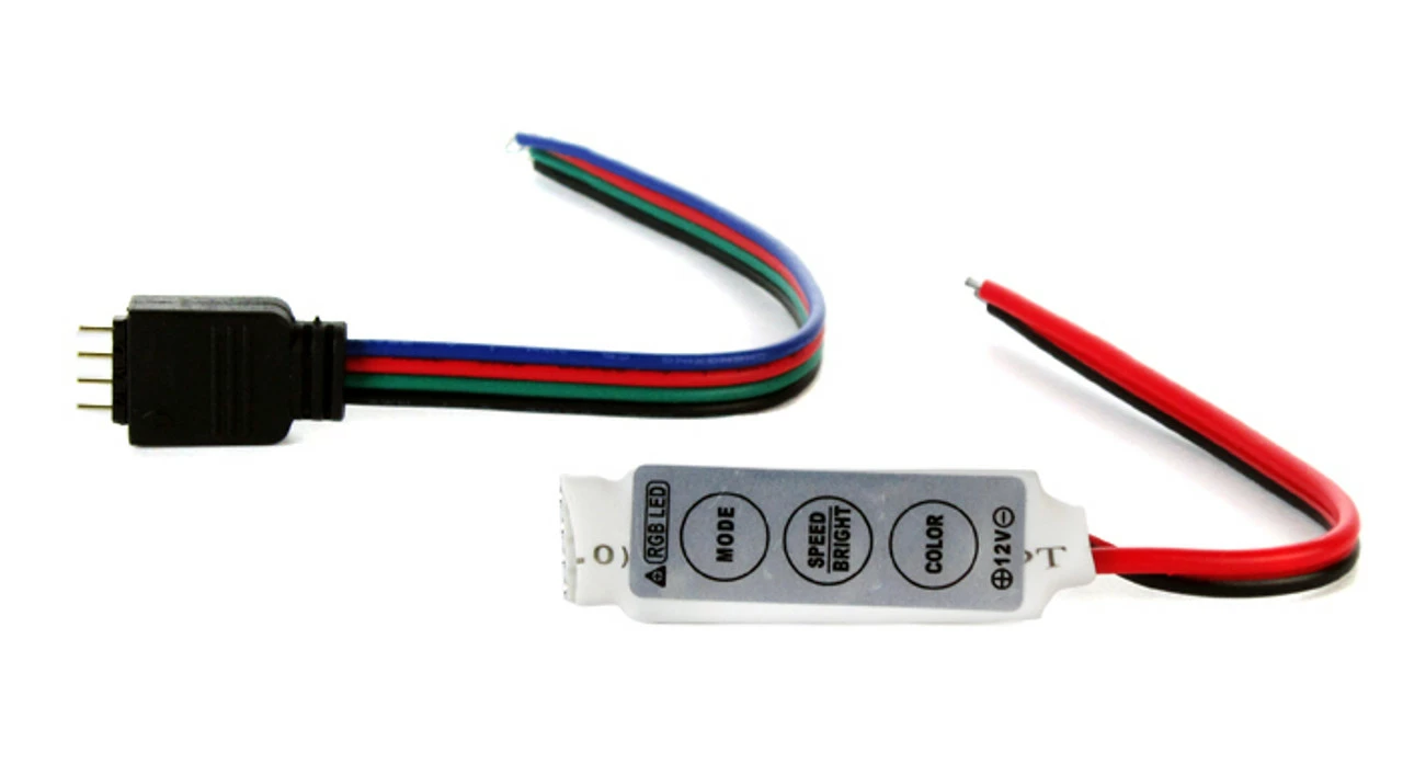 COMMON SENSE RC CSRDFCRGB-RGBCON Controller And 4-Pin Connector For Color-Changing LED Strips 1 COMMON SENSE RC CSRDFCRGB-RGBCON Controller And 4-Pin Connector For Color-Changing LED Strips