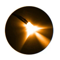 CSRLED-ORG Common Sense RC Pre-Wired 5mm Orange LED 2-Pack