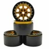 DTCW02207A Hobby Details 2.2'' Aluminum Beadlock Crawler Wheels 4pcs - Gold